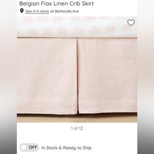 Pottery Barn Kids Crib Skirt